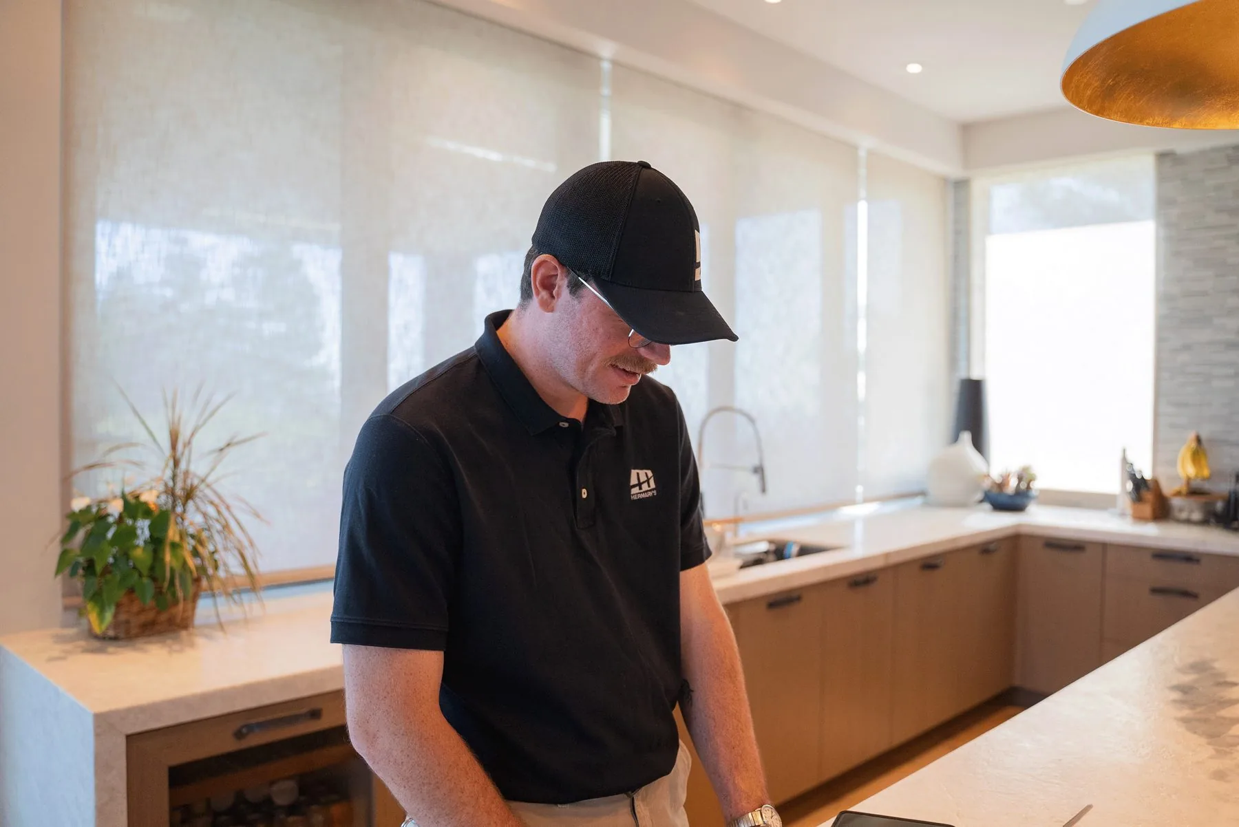 Daisy technician during an in-home consultation